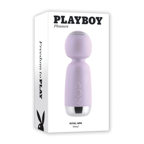 Playboy Pleasure Royal Mini Wand Compact Vibrator