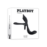 Playboy Pleasure 3 Way Cock Ring Vibrating Toy