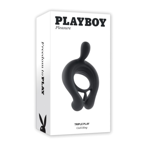 Playboy Pleasure Triple Play Cock Ring