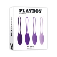 Playboy Pleasure Kegel Set Acai Ombre - Strengthen Pleasure