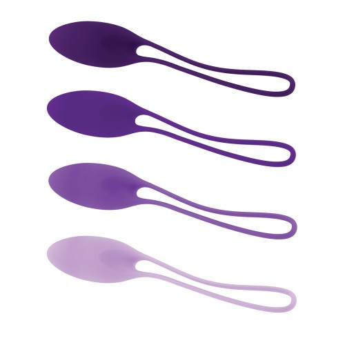 Playboy Pleasure Kegel Set Acai Ombre - Strengthen Pleasure