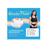 Gender Fluid Chest Compression Binder Black Large