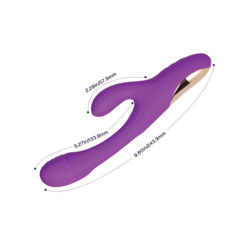 Bora G-Spot Tapping Rabbit Vibrator Purple