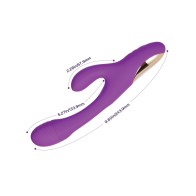 Bora G-Spot Tapping Rabbit Vibrator Purple