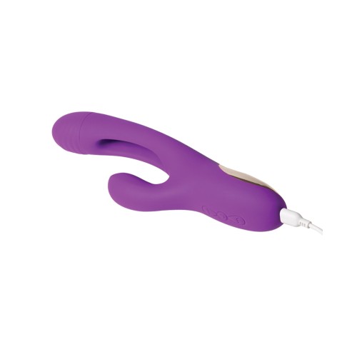 Bora G-Spot Tapping Rabbit Vibrator Purple