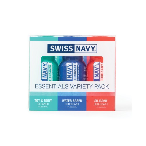 Swiss Navy Essentials Variety Pack - 3 Bottles 1 oz