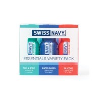 Swiss Navy Essentials Variety Pack - 3 Bottles 1 oz