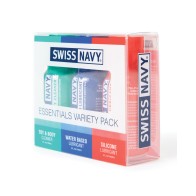 Swiss Navy Essentials Variety Pack - 3 Bottles 1 oz