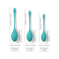 Bluebell Kegel Ball Exercise Set - Blue