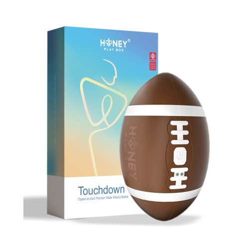 Touchdown Open Ended Pocket Male Masturbator - Brown