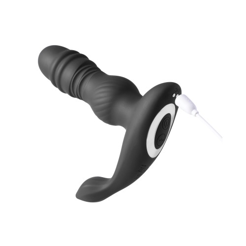 Jaden Thrusting Prostate Massager - Black