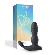 Jaden Thrusting Prostate Massager - Black