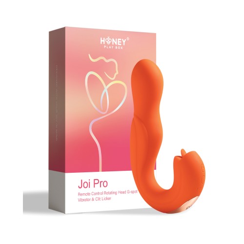 Joi Pro Vibrador Punto G y Lamedor de Clítoris con Control Remoto