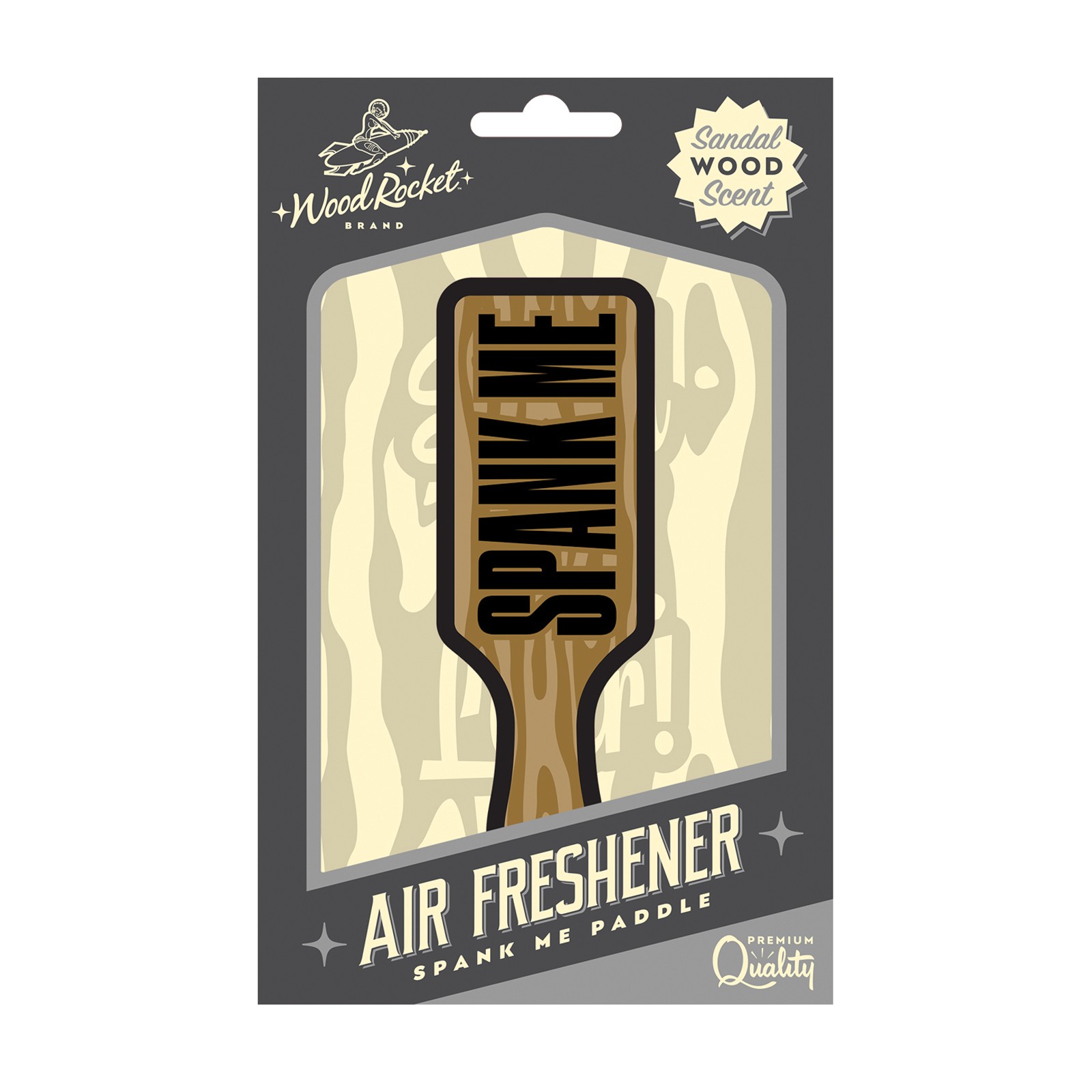 Wood Rocket Spank Me Air Freshener - Sandalwood Scent