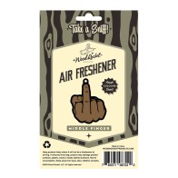 Brown Middle Finger Air Freshener