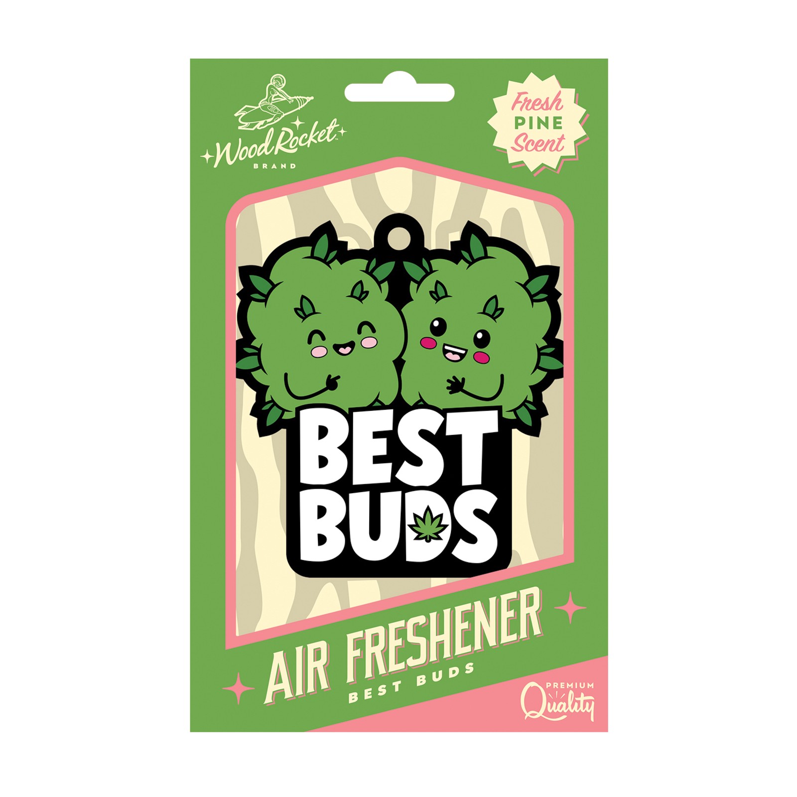 Wood Rocket Best Buds Air Freshener Pine