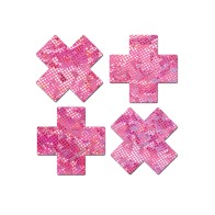 Pastease Premium Petites Disco Plus X - Pink O/S Pack of 2 Pair