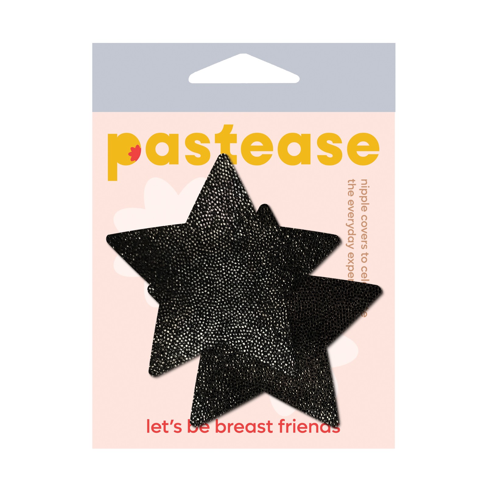 Black Glitter Star Nipple Pasties - Pastease