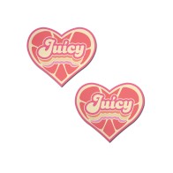 Pasties Retro Corazón Juicy Pomelo Rosa