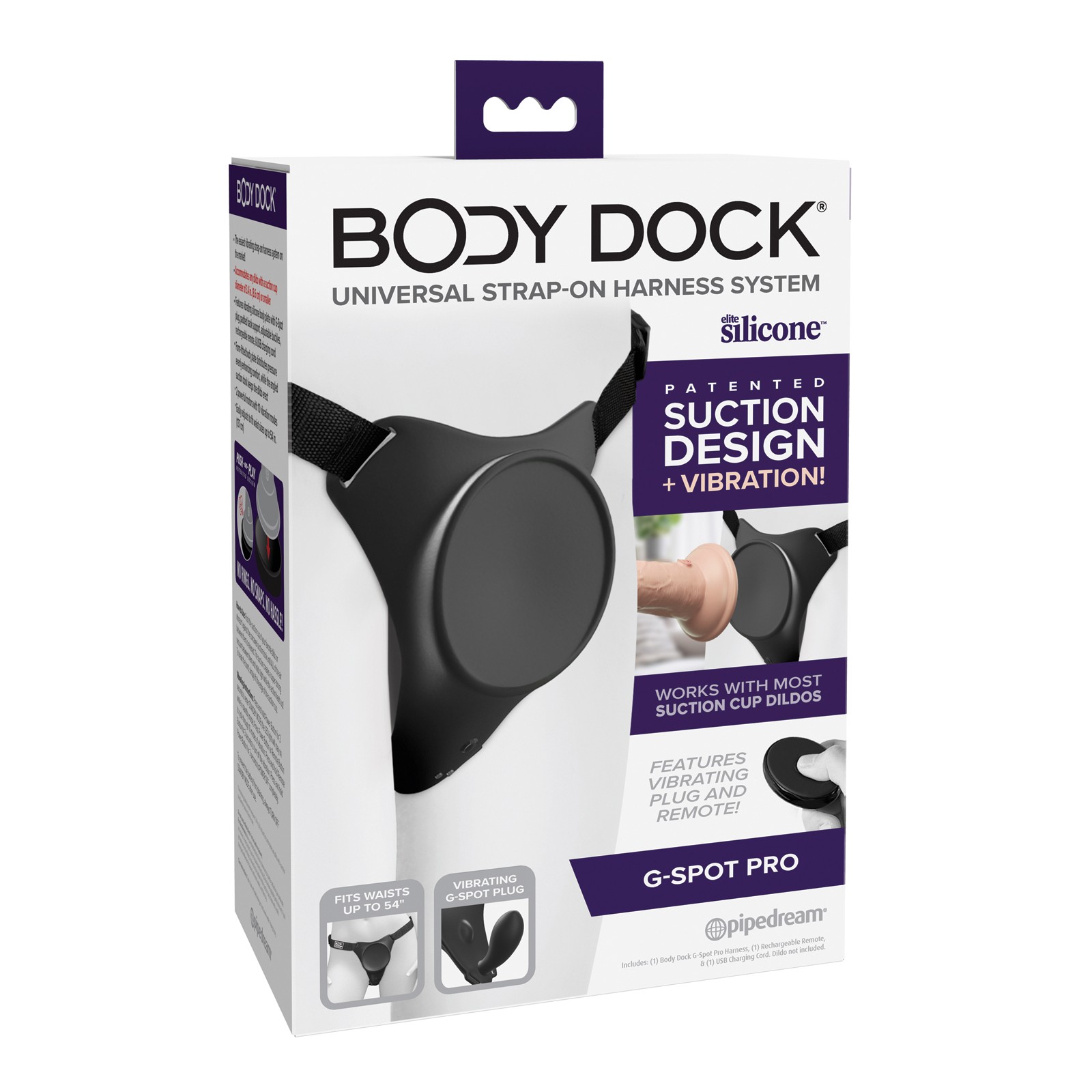 Body Dock G-Spot Pro para Juego de Arnés Vibrante