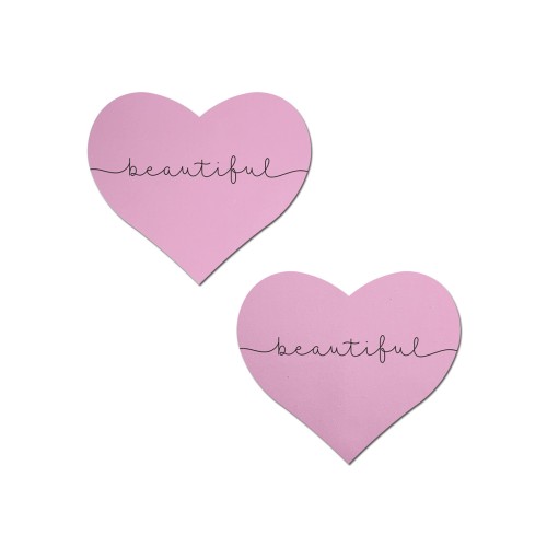 Pastease Premium Heart Pasties - Pink O/S