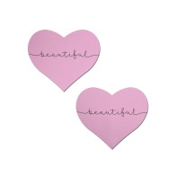 Pastease Premium Heart Pasties - Pink O/S