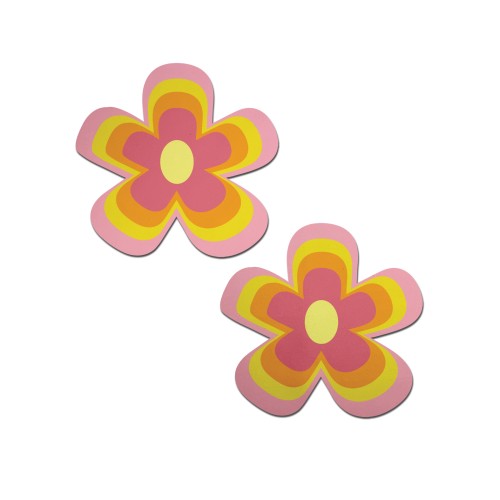 Pastease Premium Groovy Flower Pasties Pink OS