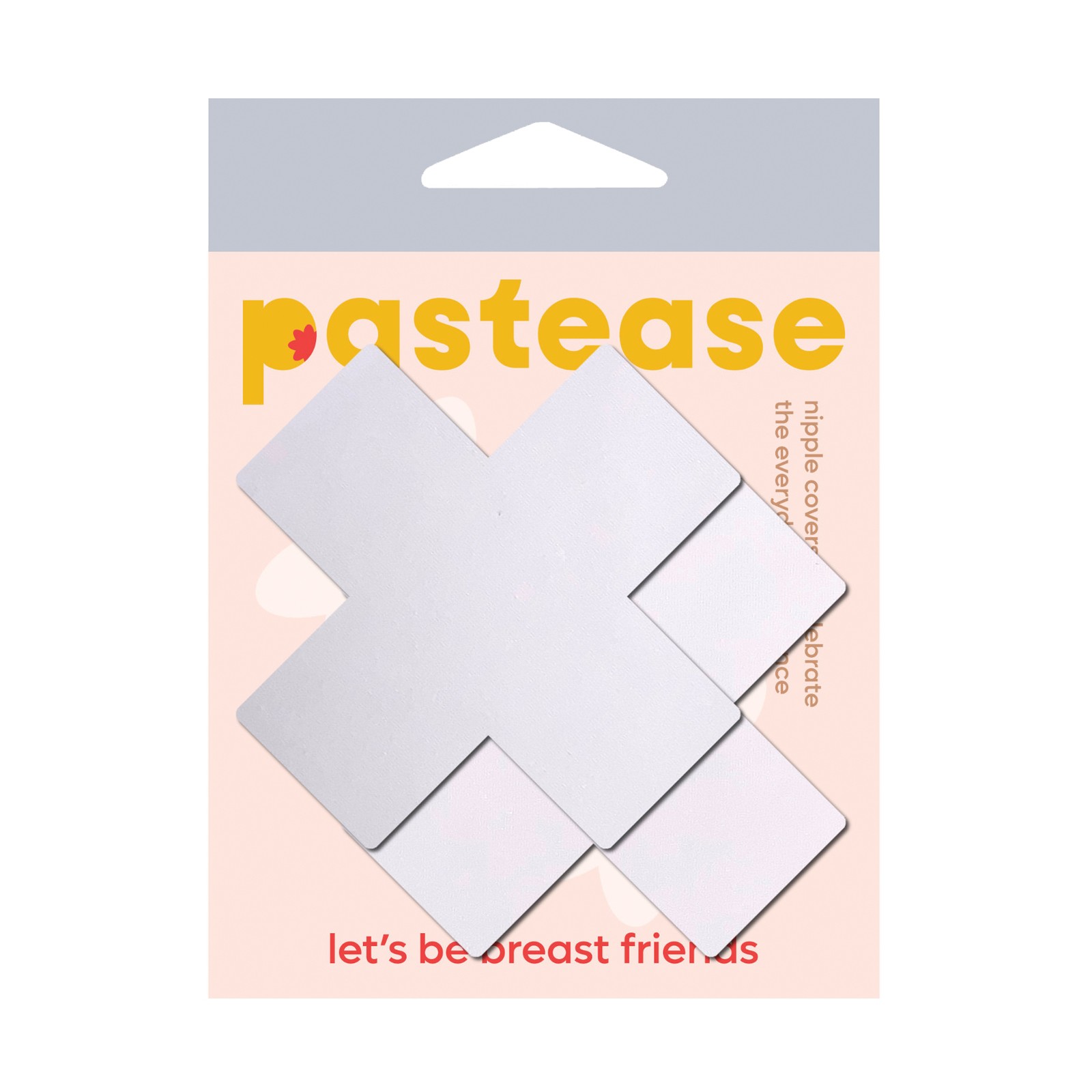 Pastease Basic Matte Plus X Nipple Pasties White