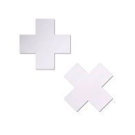 Pastease Basic Matte Plus X Nipple Pasties White