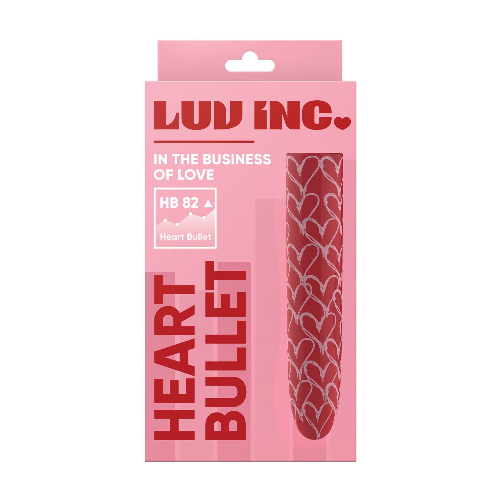 Luv Inc Graffiti Heart Bullet Red