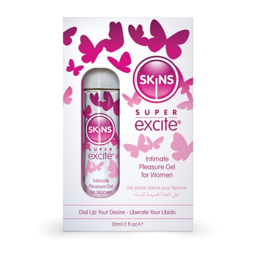 Skins Super Excite Clitoral Gel for Enhanced Pleasure