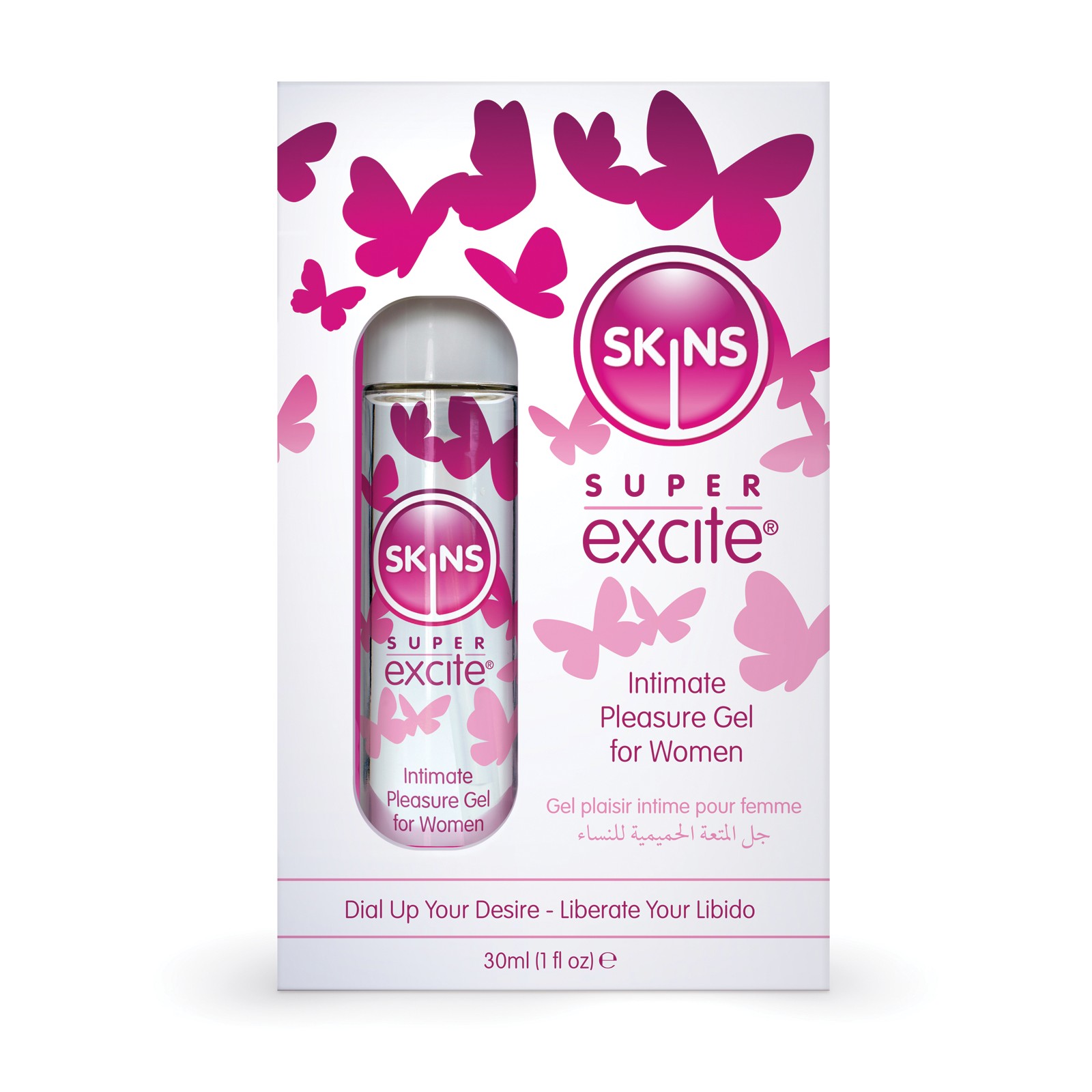 Skins Super Excite Clitoral Gel for Enhanced Pleasure