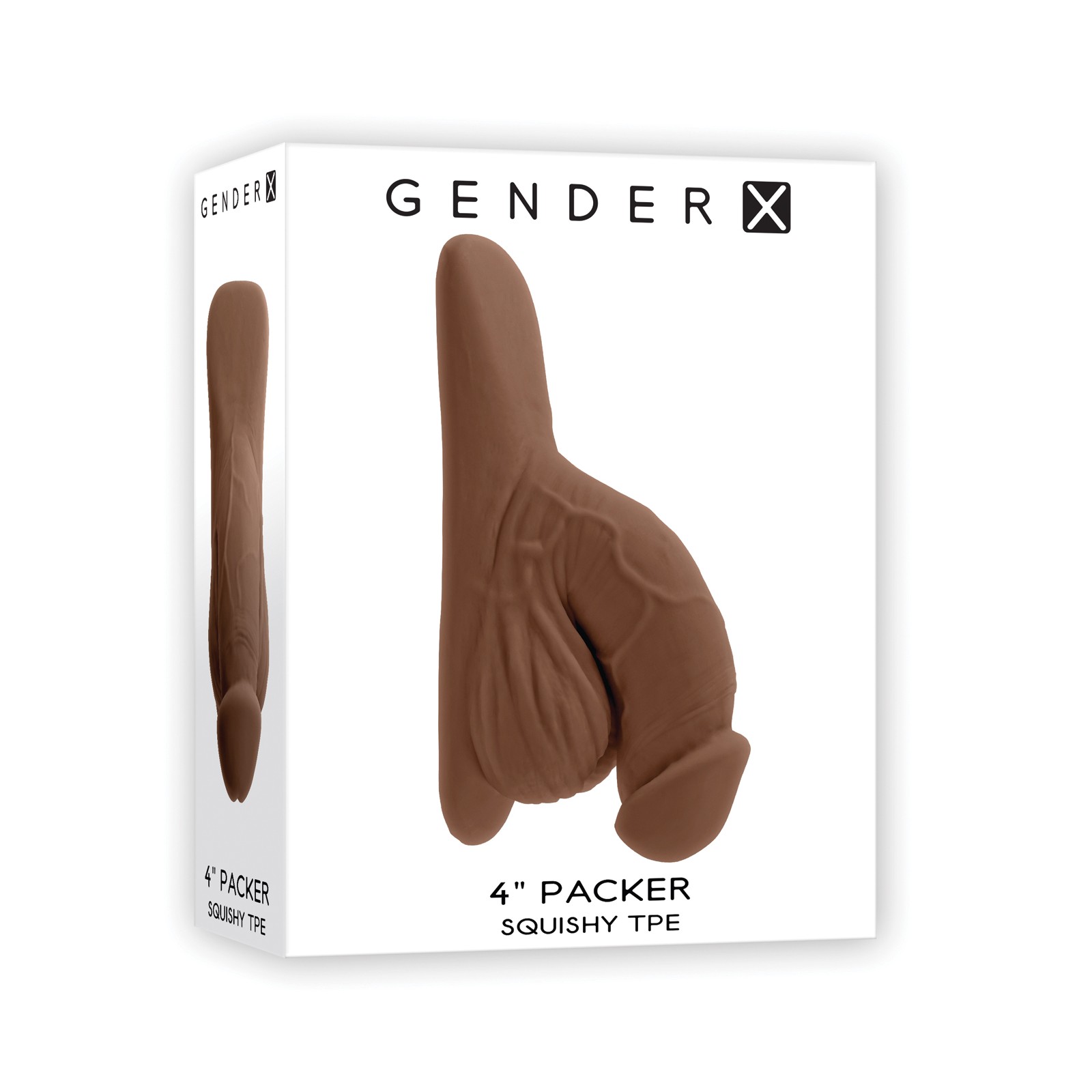 Gender X Packer Realista de 4" - Ajuste Natural