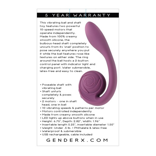 Gender X Poseable Vibrator