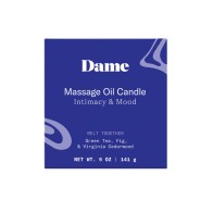 Dame Massage Oil Candle - Melt Together