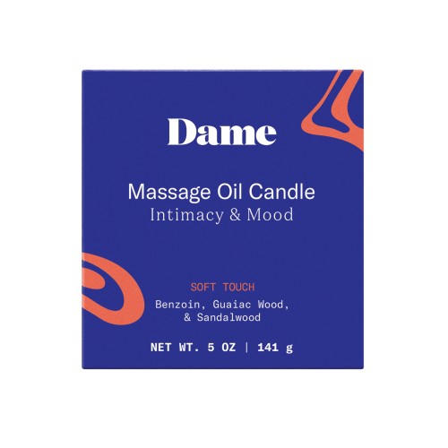 Dame Soft Touch Massage Oil Candle for Intimate Moments