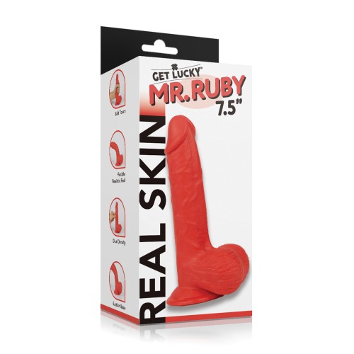 Dildo de Capa Doble Get Lucky Mr. Ruby