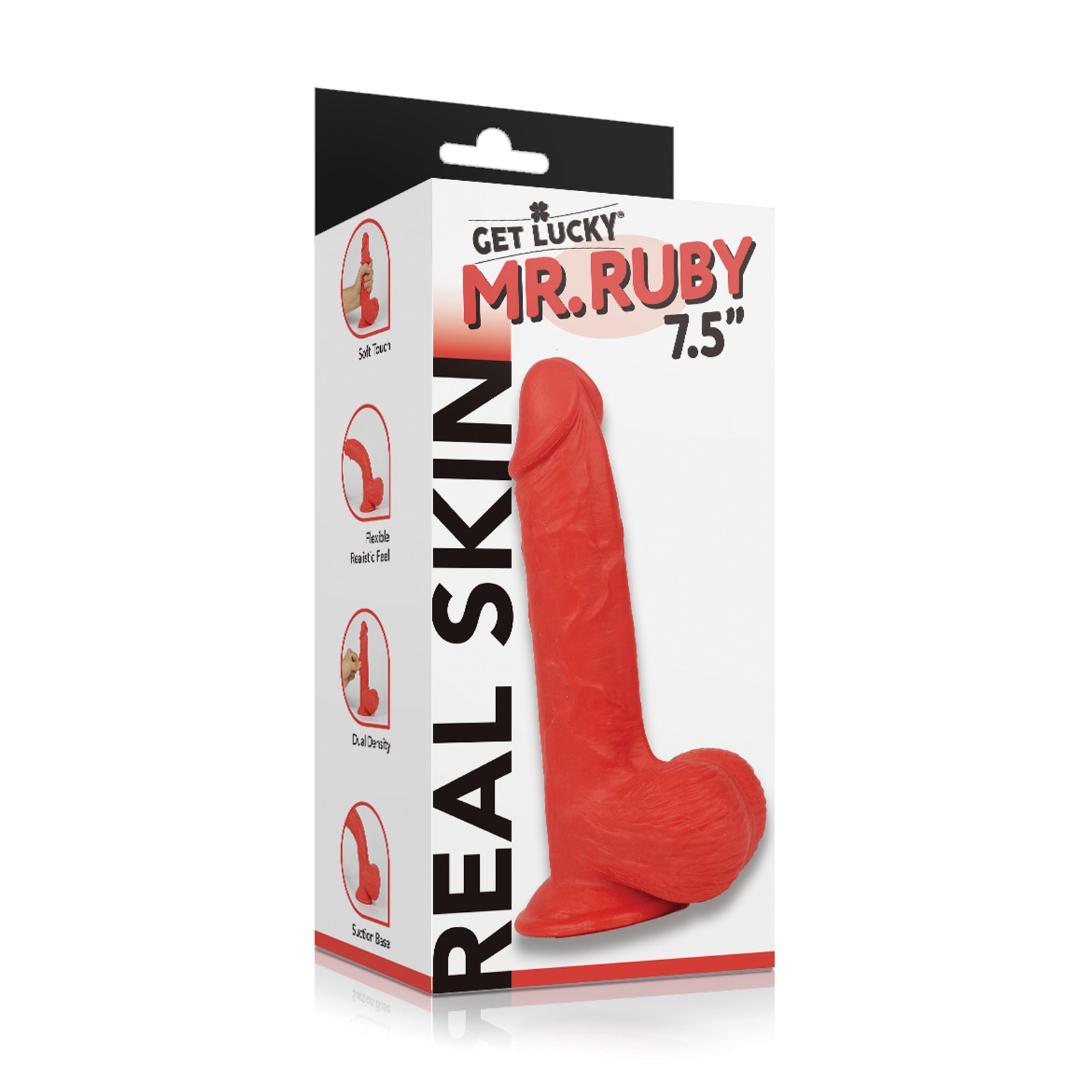 Dildo de Capa Doble Get Lucky Mr. Ruby