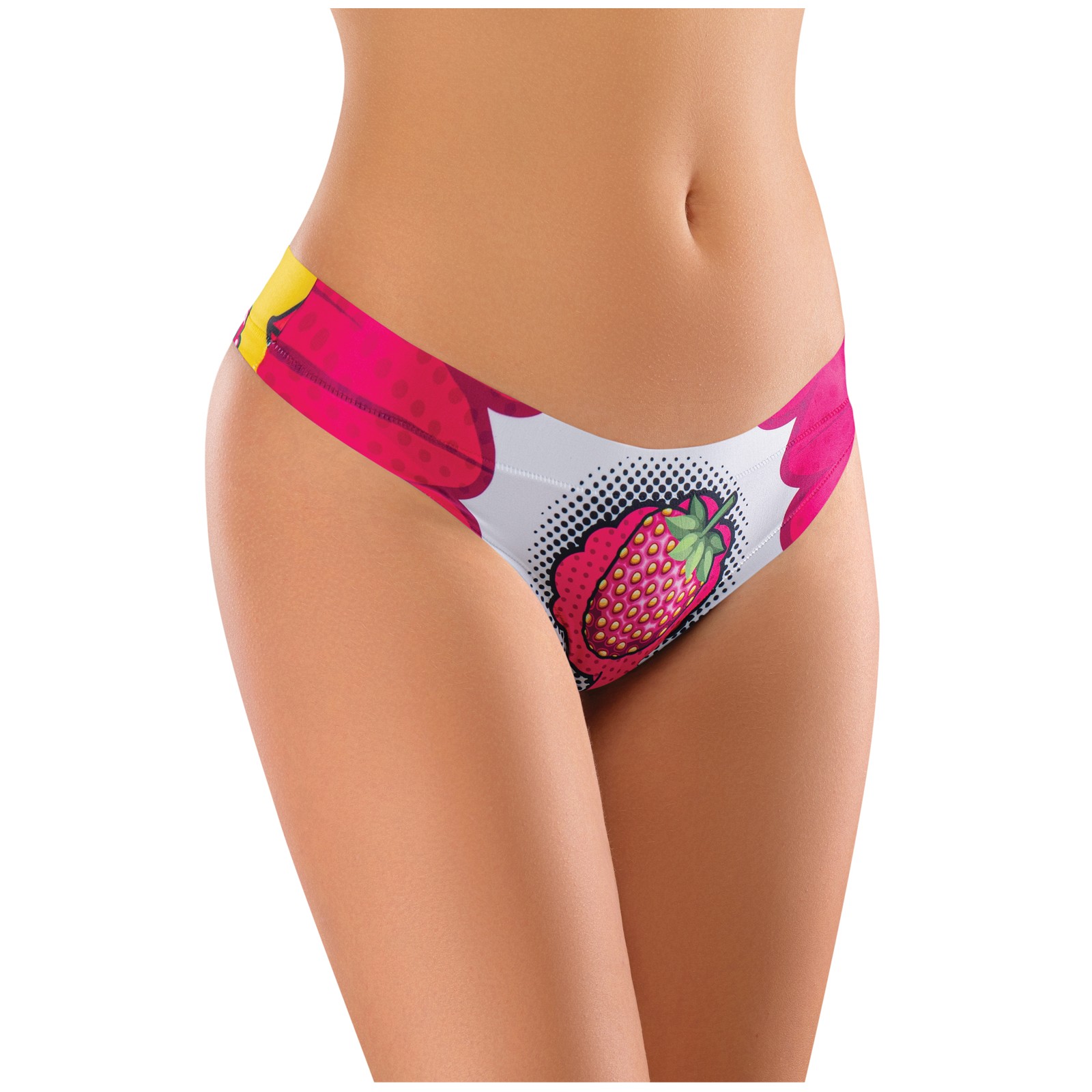 Mememe Intrigue Kissberry Printed Thong for Comfort