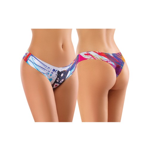 Mememe Cabal Freya Printed Thong XL