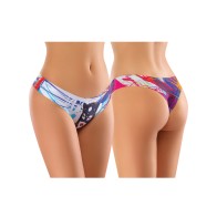 Mememe Cabal Freya Printed Thong XL