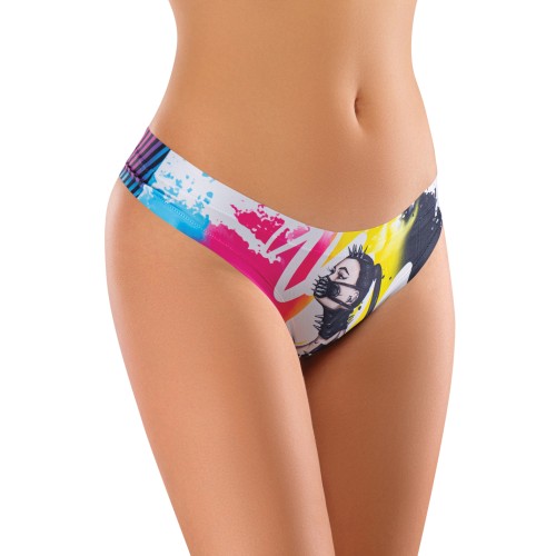 Mememe Cabal Margot Printed Thong Medium