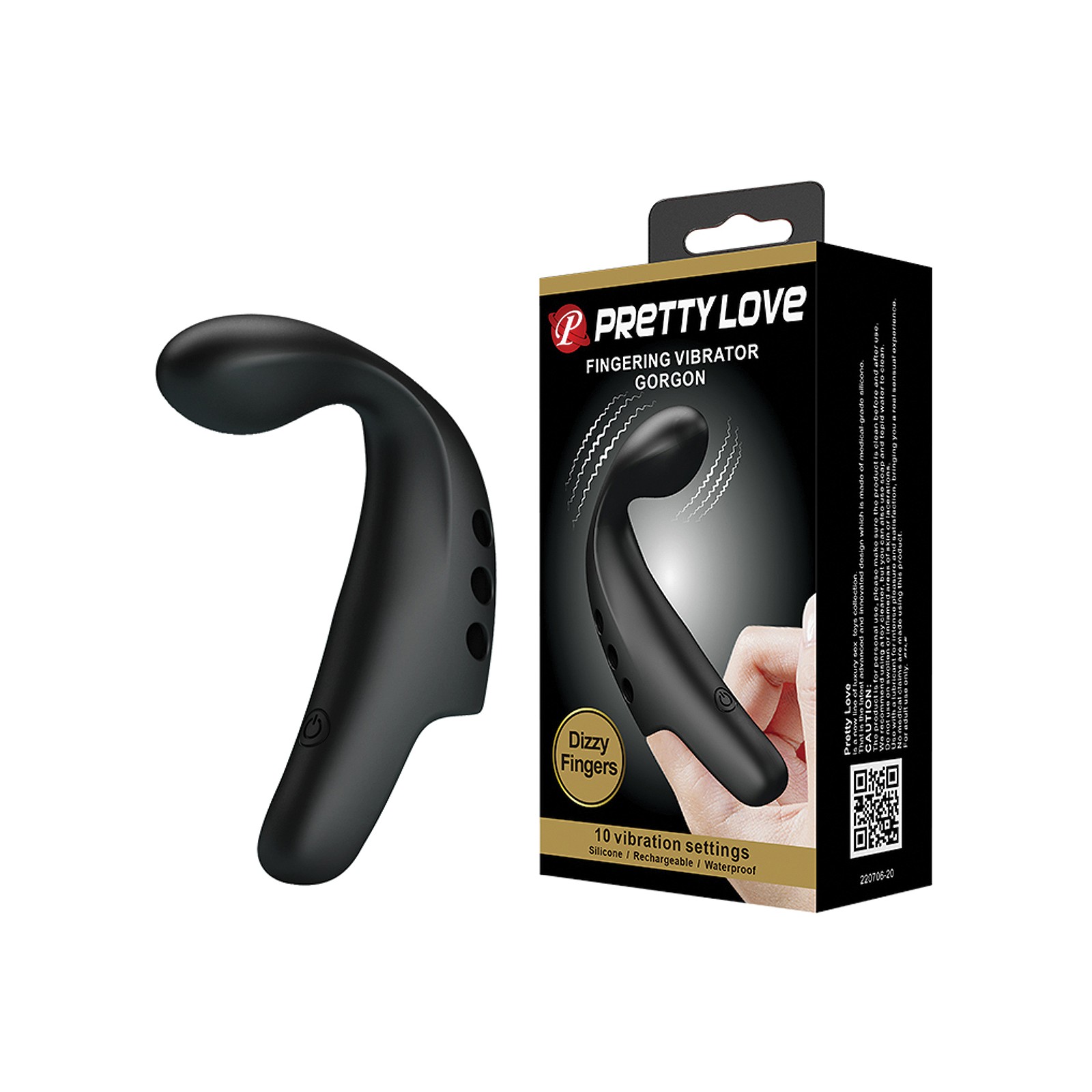 Pretty Love Gorgon Rechargeable Finger Vibrator