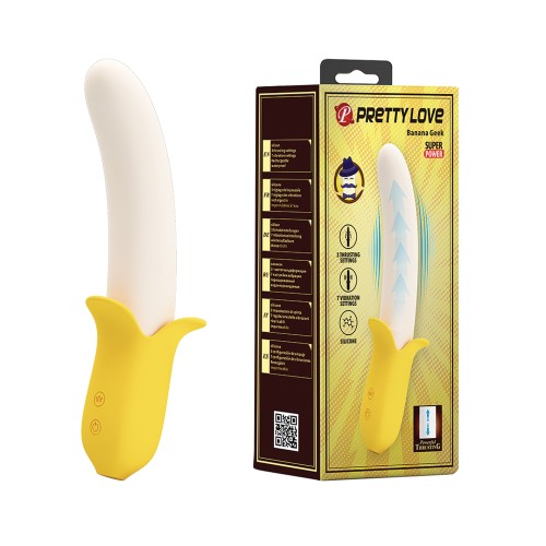 Pretty Love Banana Geek Vibrator Yellow - Ultimate Pleasure