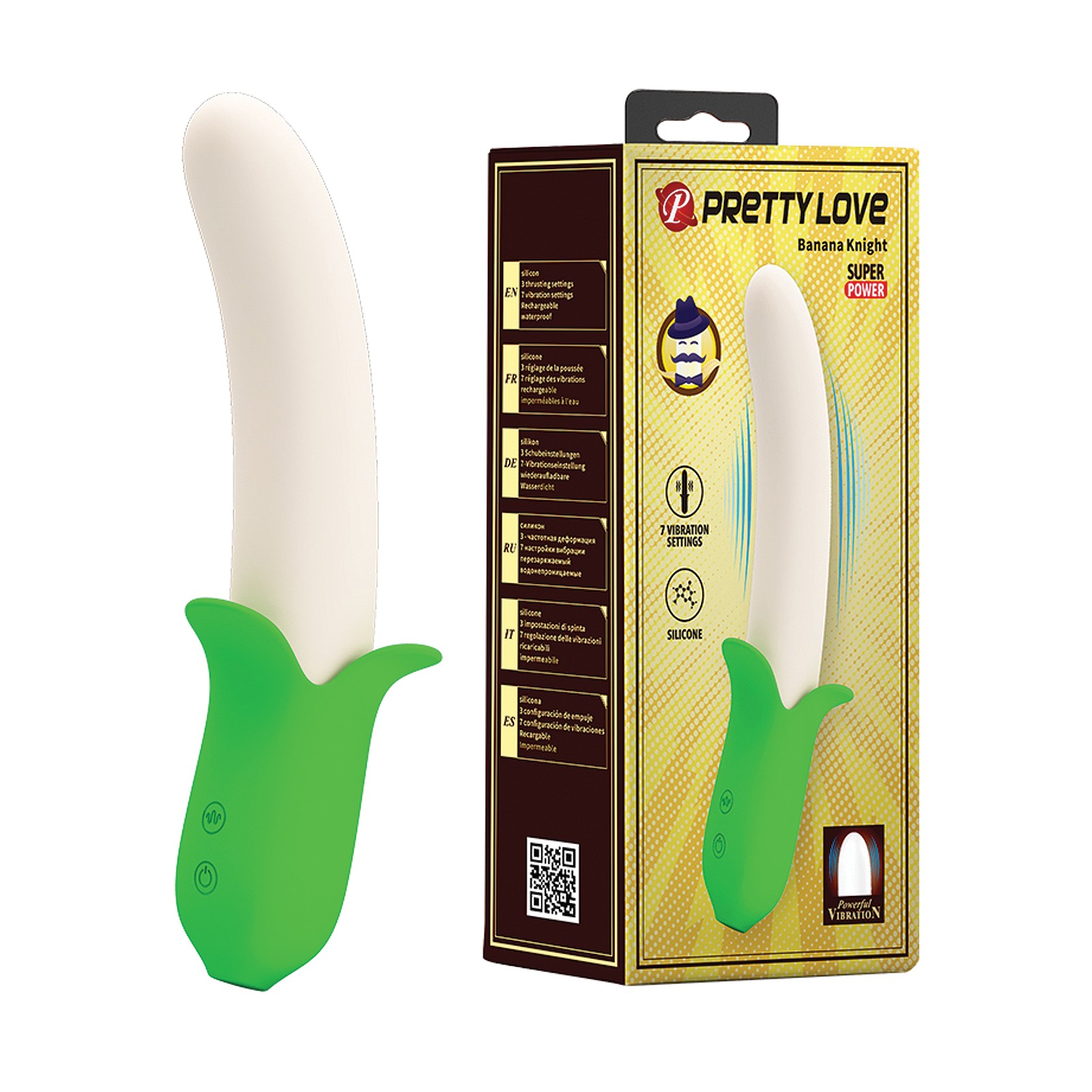 Pretty Love Banana Knight Vibrator Green