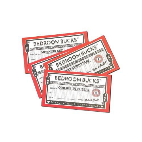 Bedroom Bucks I.O.U Coupons