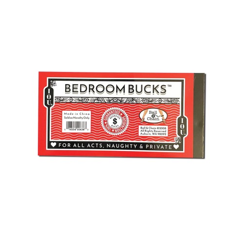 Bedroom Bucks I.O.U Coupons