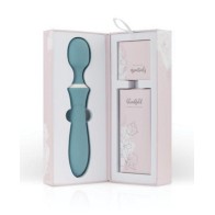 Bloom Orchid Wand Vibrator - Teal