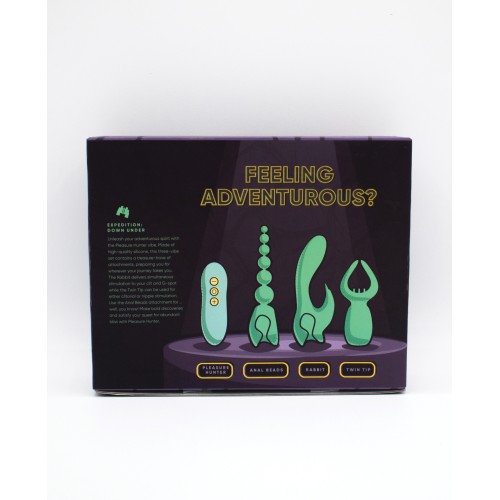 Compra Kit de Placer Pleasure Hunter 3 Pcs - Verde Menta