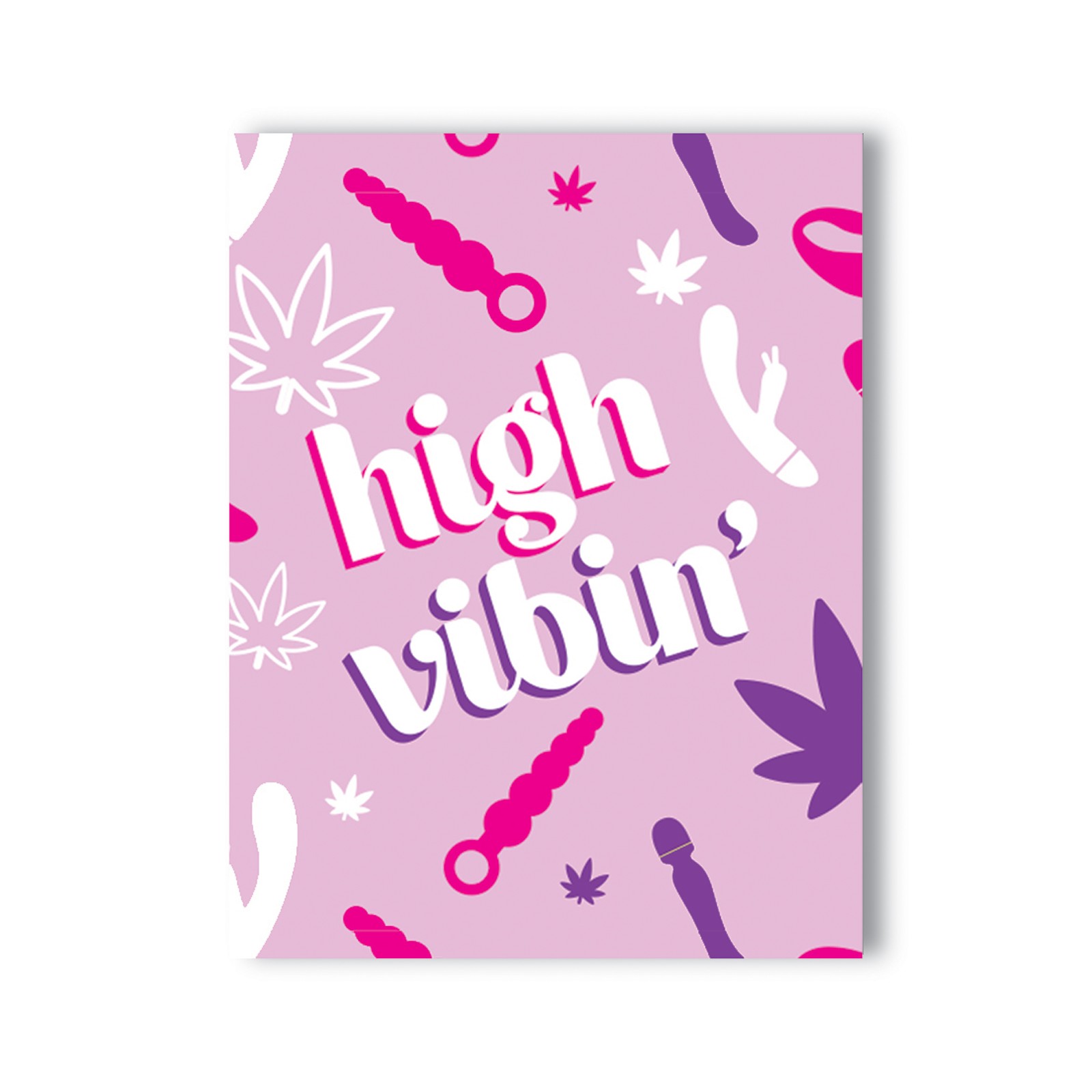 Tarjeta de Saludo High Vibin 420 Regalo Único